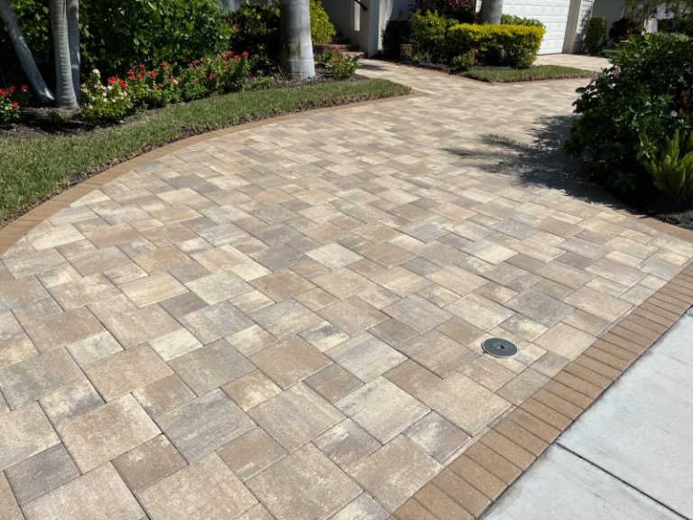 Image of driveway that is getting ready for sealing.